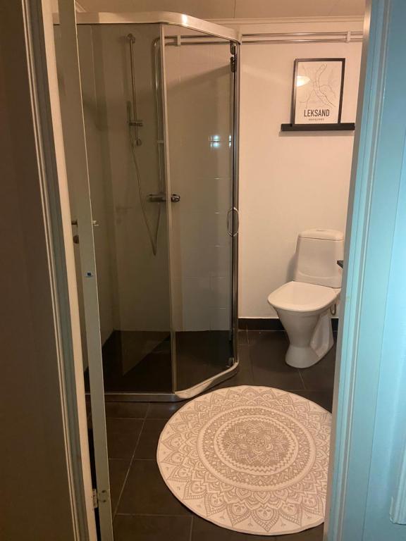 Koupelna v ubytování Holens B&B