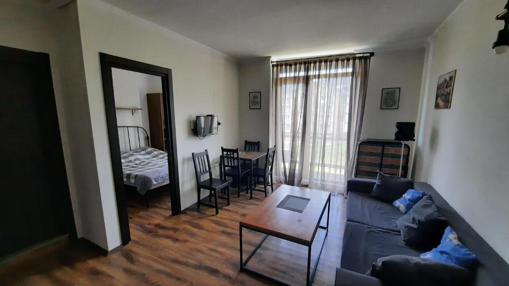 Khu vực ghế ngồi tại Apartment in Bakuriani