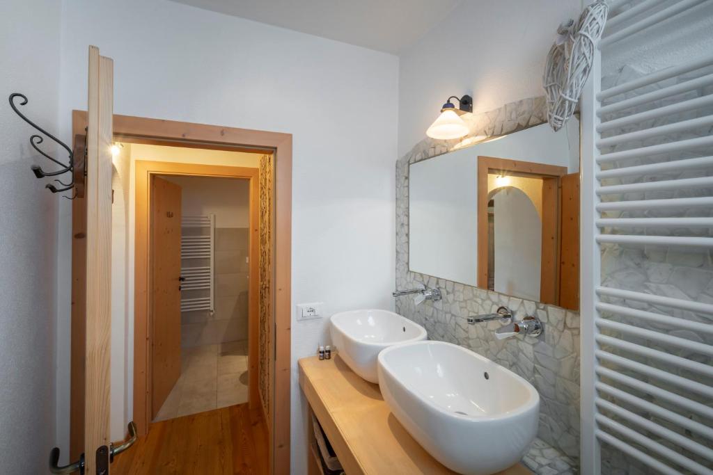 Koupelna v ubytování Casa Gialla