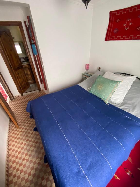 Postel nebo postele na pokoji v ubytování Over Sea Taghazout El Baraka