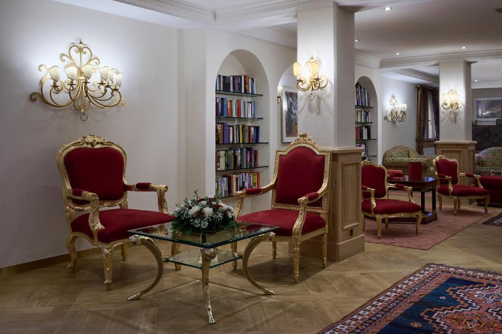 Posezení v ubytování Hotel Vereina