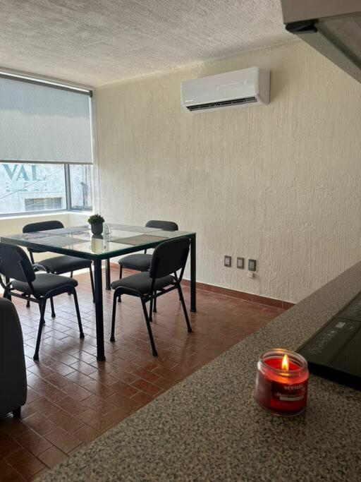 Posezení v ubytování Morelos 67 Apartment