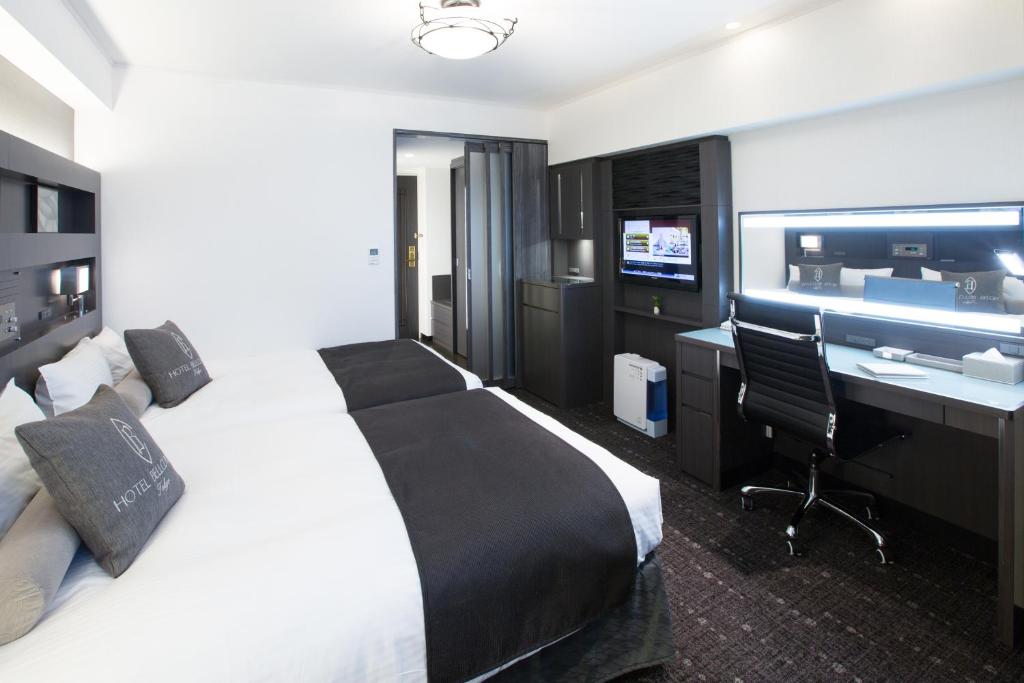 TV a/nebo společenská místnost v ubytování Hotel Bellclassic Tokyo