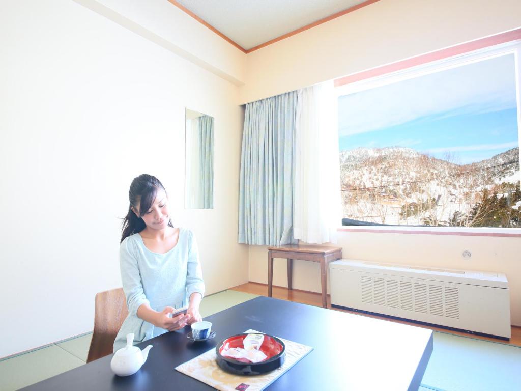 Nespecifikovaný výhled na hory nebo výhled na hory při pohledu z hotelu