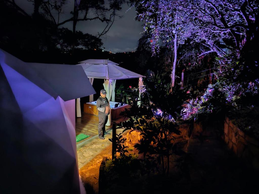 Zahrada ubytování Elementium Glamping