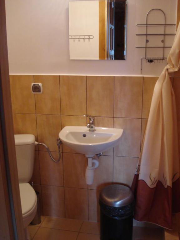 Kúpeľňa v ubytovaní Pokoje Gościnne Za Sichłą