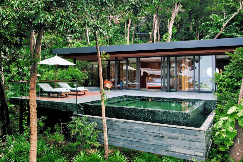 Zahrada ubytování Six Senses Krabey Island