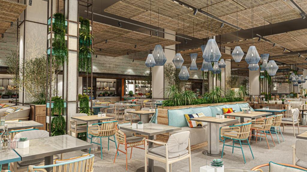 Restoran või mõni muu söögikoht majutusasutuses Rove Al Marjan Island