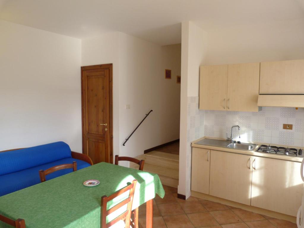 Kuchyň nebo kuchyňský kout v ubytování La Locanda del Collaccio