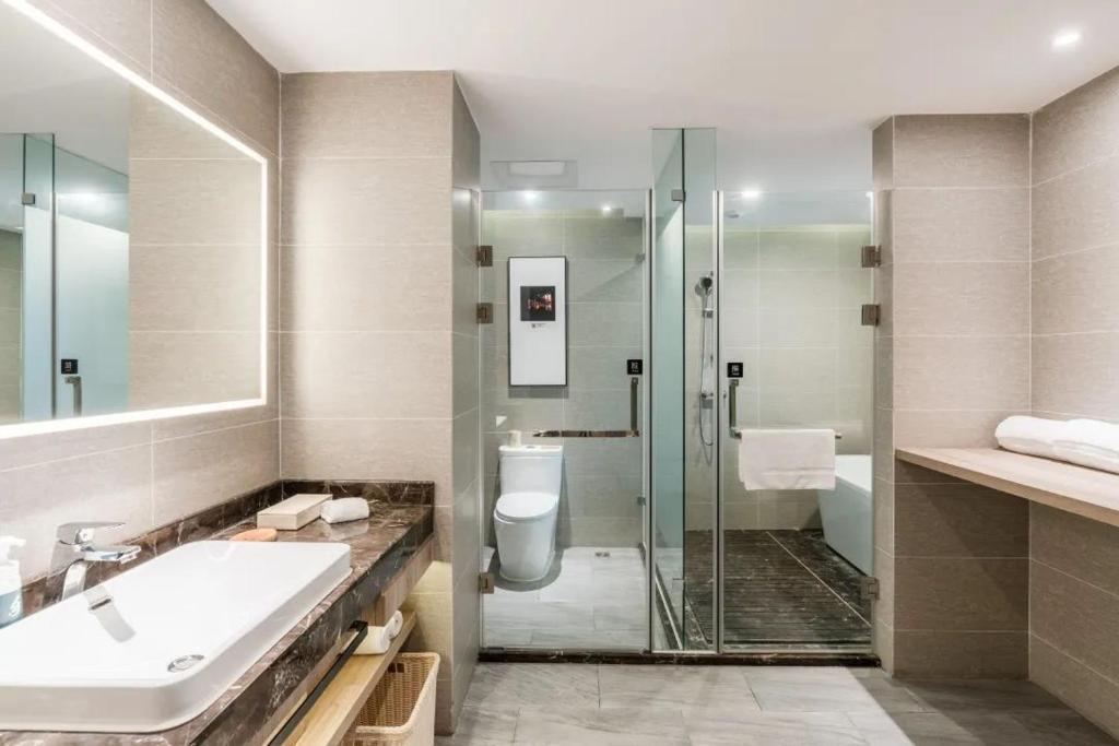 Koupelna v ubytování Atour Hotel Chengdu Shuangliu International Airport