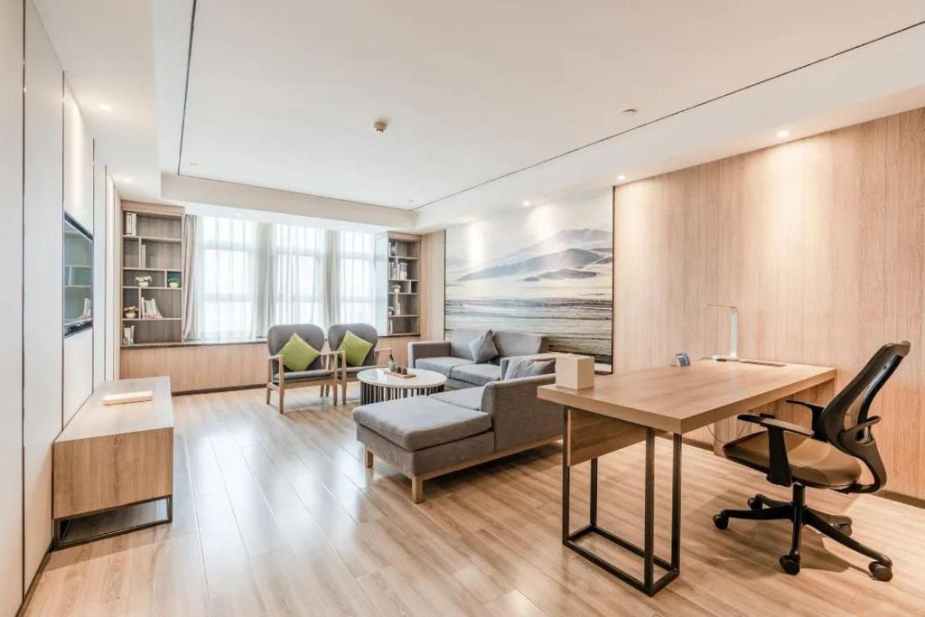 Posezení v ubytování Atour Hotel Chengdu Shuangliu International Airport