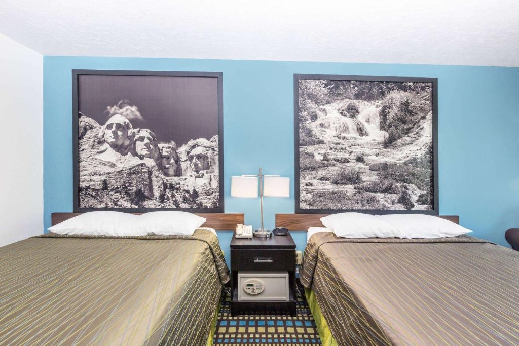 Super 8 by Wyndham North Sioux City - 皇后区有两张大号床 - 不吸烟