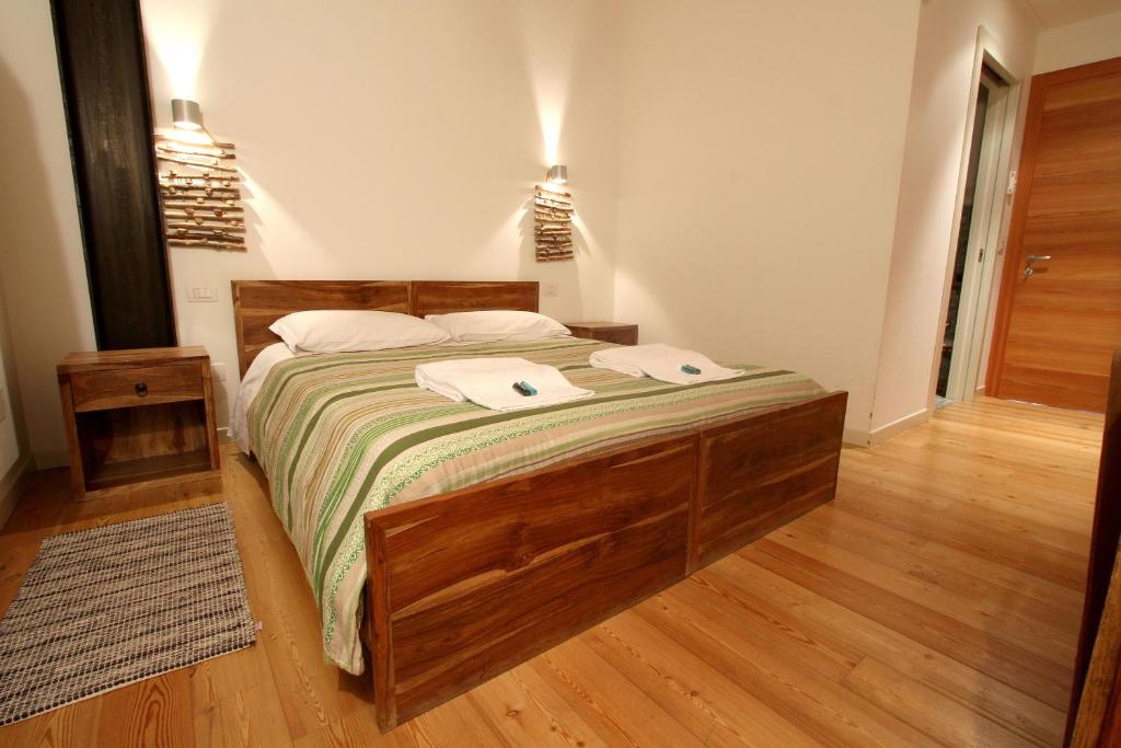Posteľ alebo postele v izbe v ubytovaní Agriturismo Richeton