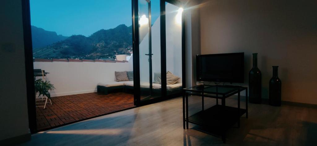 a living room with a view of a living room at Vivienda Vacacional Fidencia in Los Llanos de Aridane