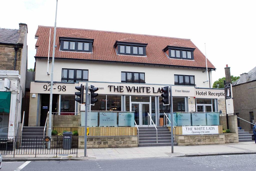 The White Lady in Edinburgh, Midlothian, Scotland