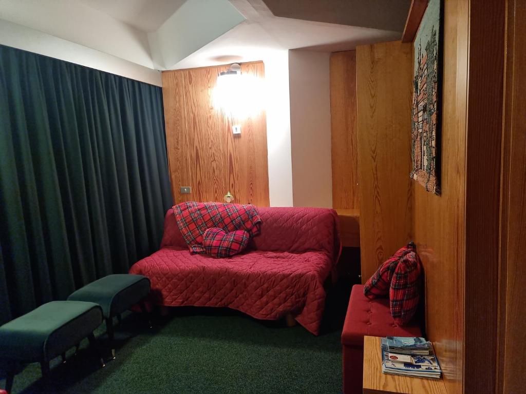 Posezení v ubytování Appartamento Cinzia Residence Solaria Marilleva 1400
