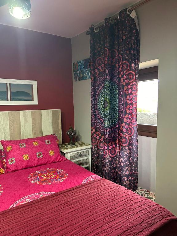 Postel nebo postele na pokoji v ubytování Casa Rural Area con piscina