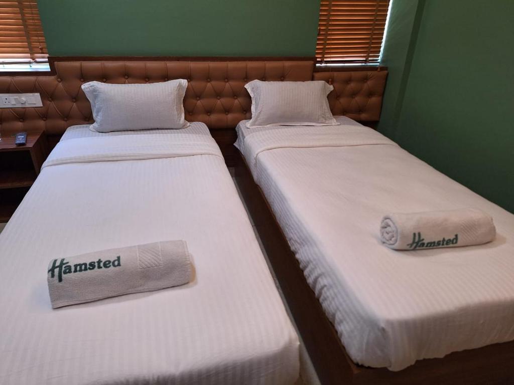 Postel nebo postele na pokoji v ubytování Hamsted