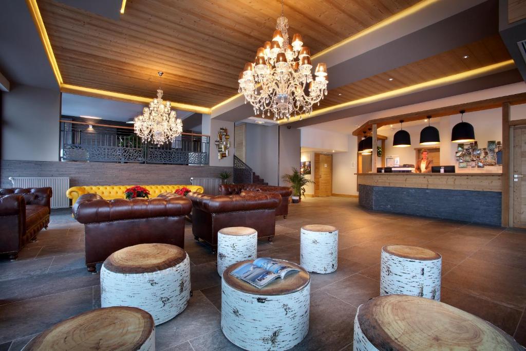 Гостиная зона в Chalet des Neiges -La Source des Arcs