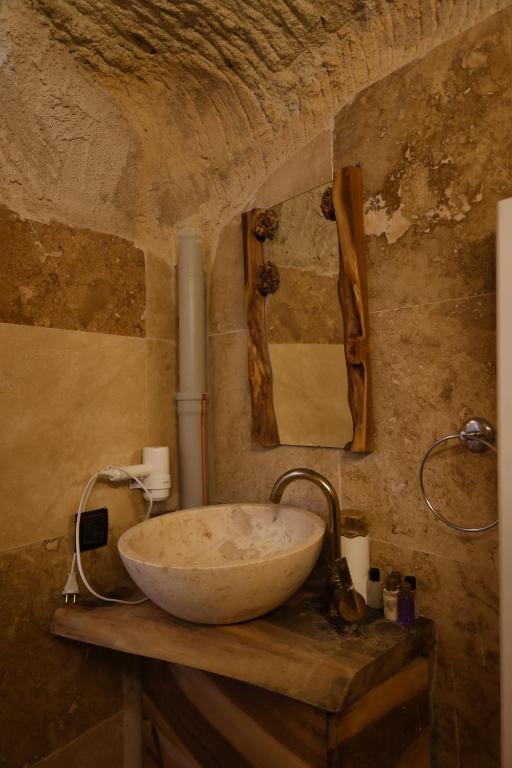 Koupelna v ubytování Kale House Nar