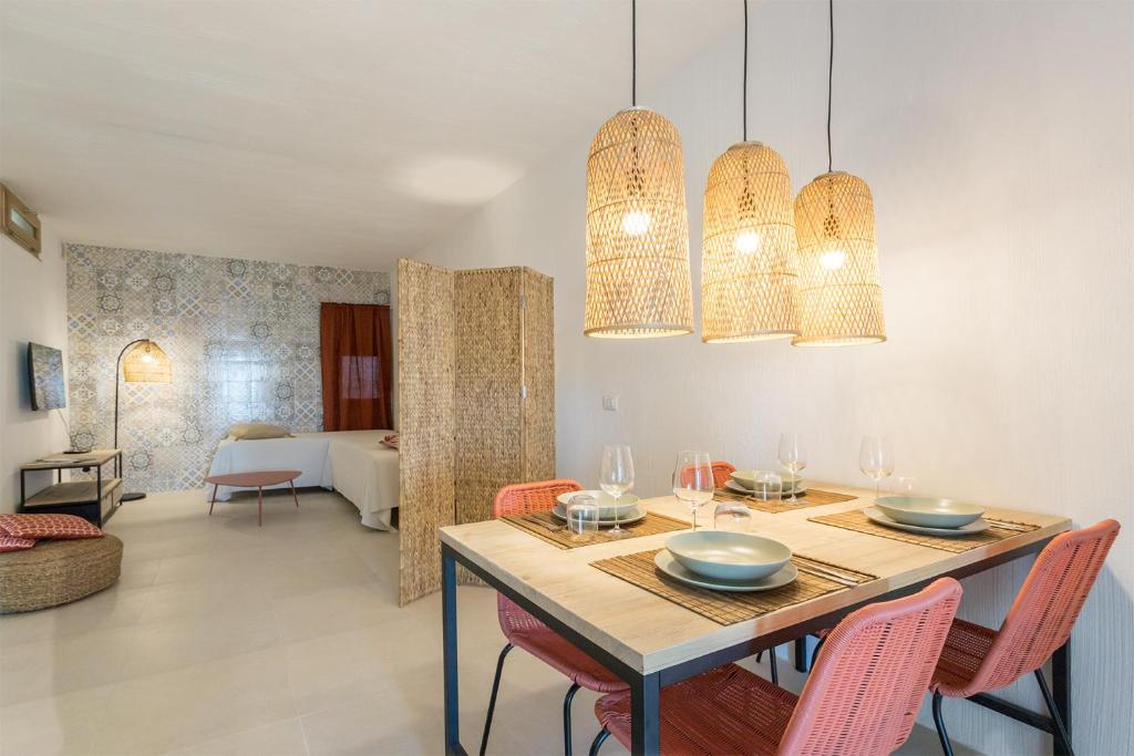 Χώρος καθιστικού στο C'est la vue