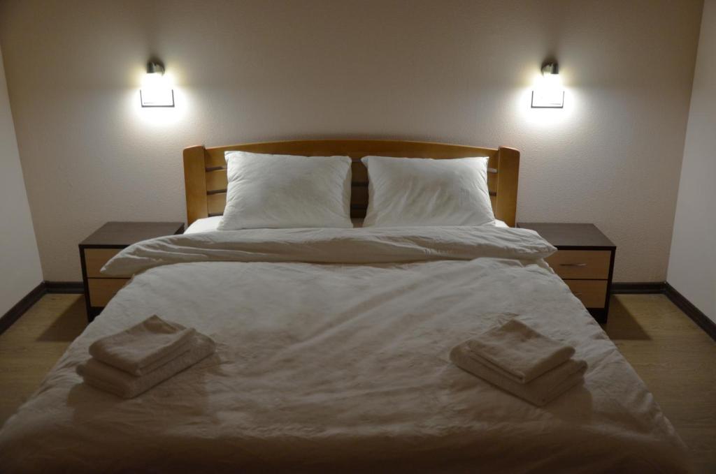 Postel nebo postele na pokoji v ubytování Hostel VShokoladi