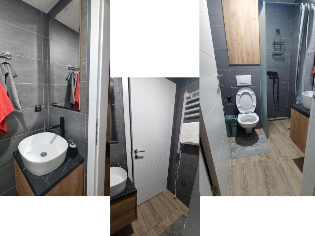 Koupelna v ubytování Planinski kutak Residence Hill