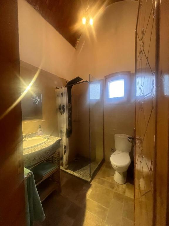 Koupelna v ubytování Villa Kemet