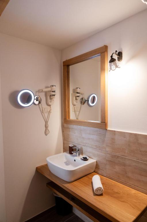 Koupelna v ubytování Hotel House Rozka