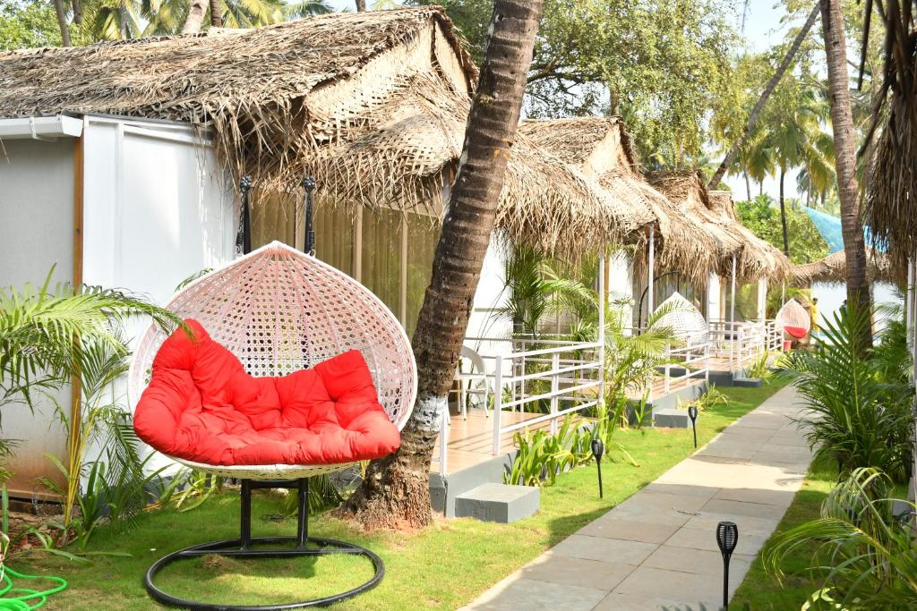 Zahrada ubytování Escape Goa