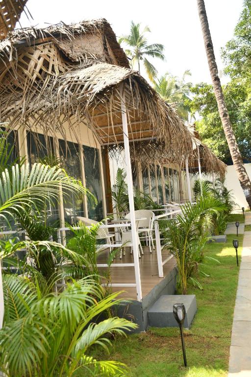Zahrada ubytování Escape Goa