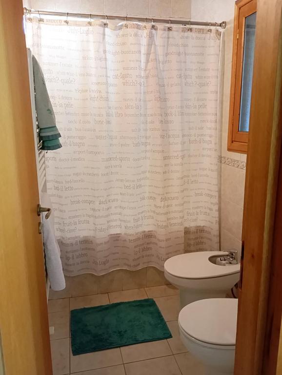 Koupelna v ubytování Ensueño en el Faldeo