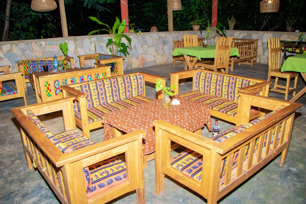 Restaurace v ubytování Gîte chez Noël