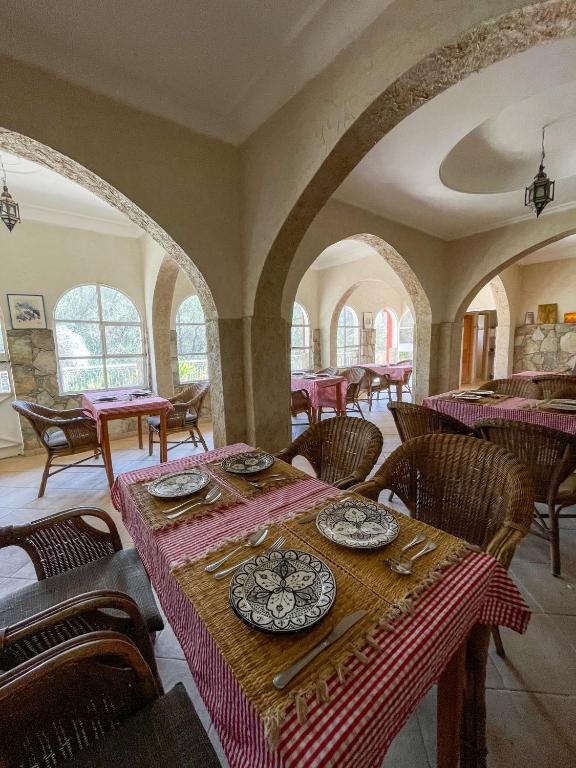 Posezení v ubytování tifrit maison d'hôtes-Paradise valley