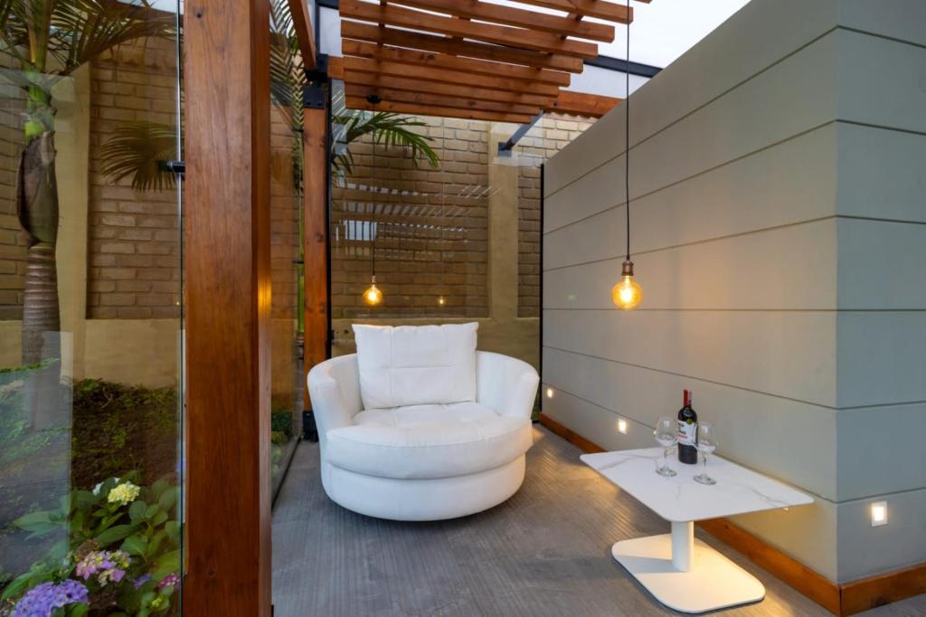 Posezení v ubytování Hotel Boutique MR