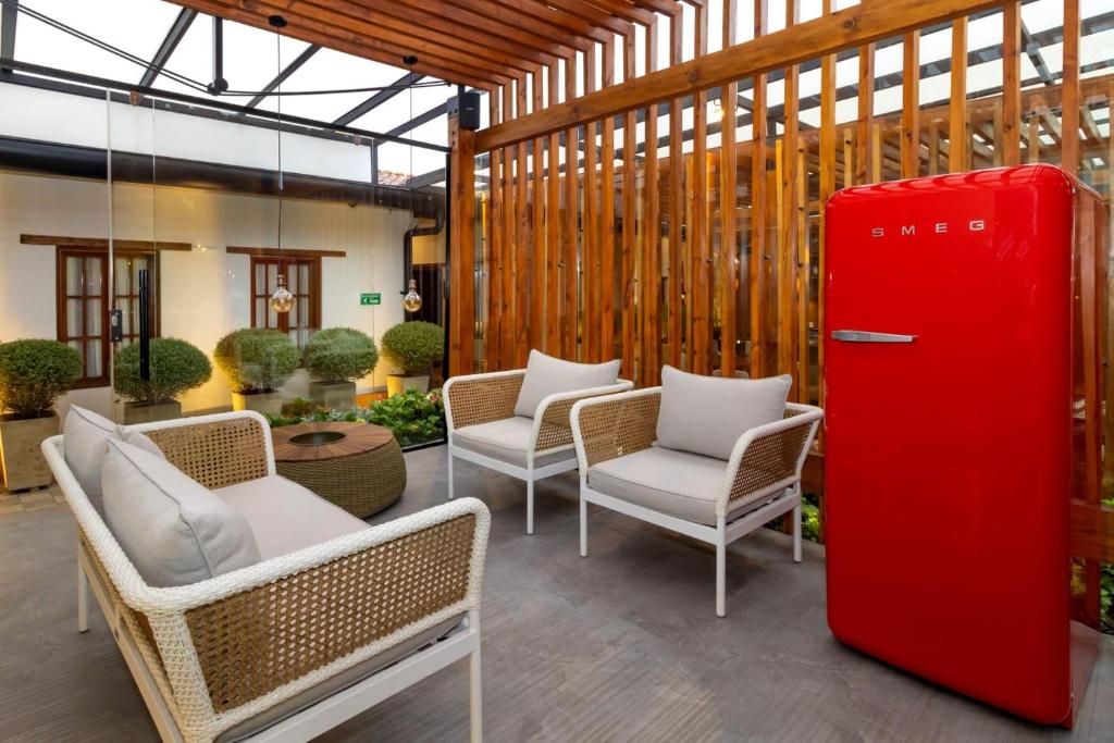 Posezení v ubytování Hotel Boutique MR