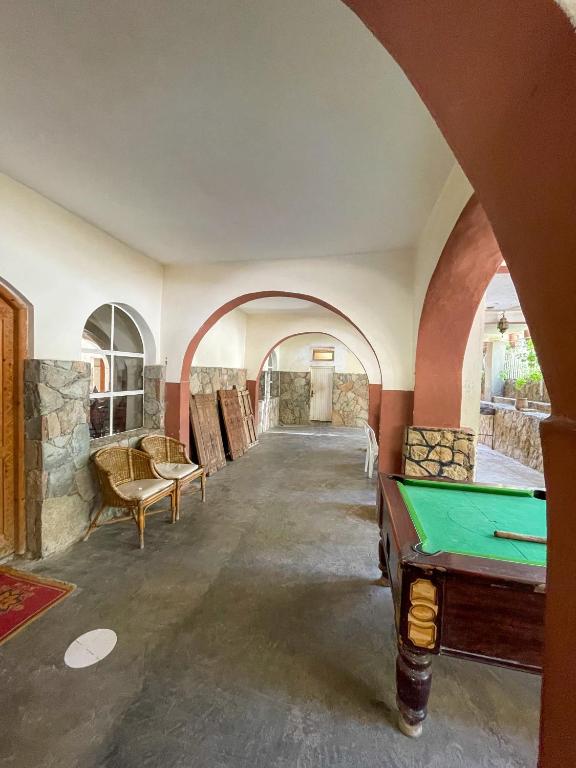 Biliár nebo kulečník v ubytování tifrit maison d'hôtes-Paradise valley