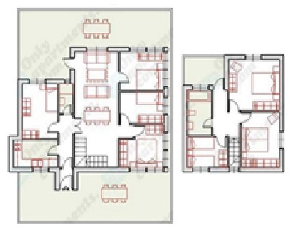 Půdorys ubytování Verdaguer Home
