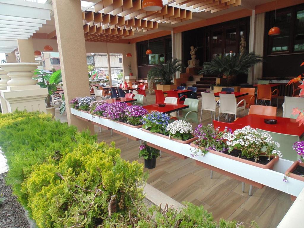 Zahrada ubytování Grand Hotel