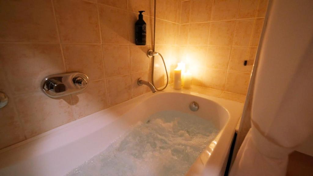 Koupelna v ubytování Hotel Motel Visconteo