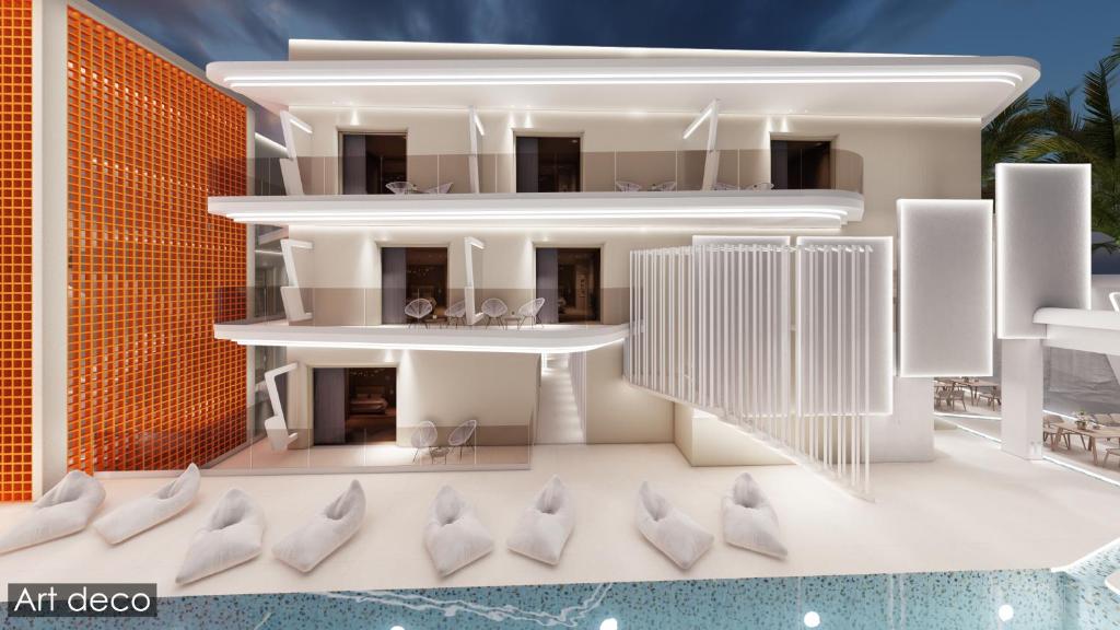 Bazén v ubytování Zorbas Lifestyle Hotel nebo v jeho okolí
