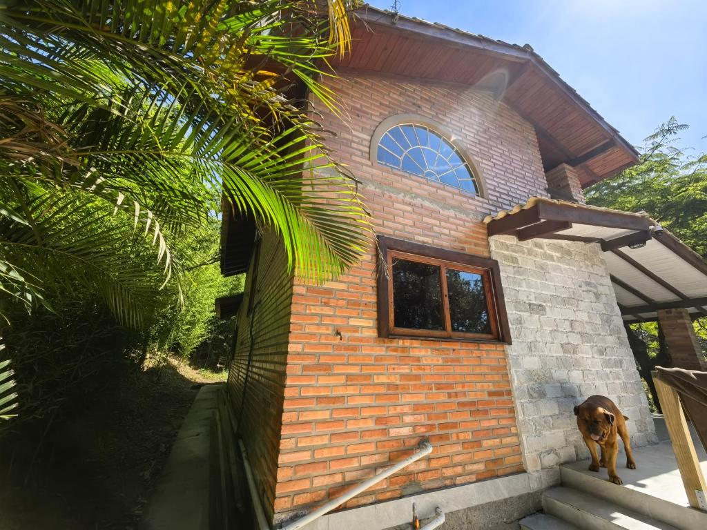 Bygningen som feriehuset ligger i