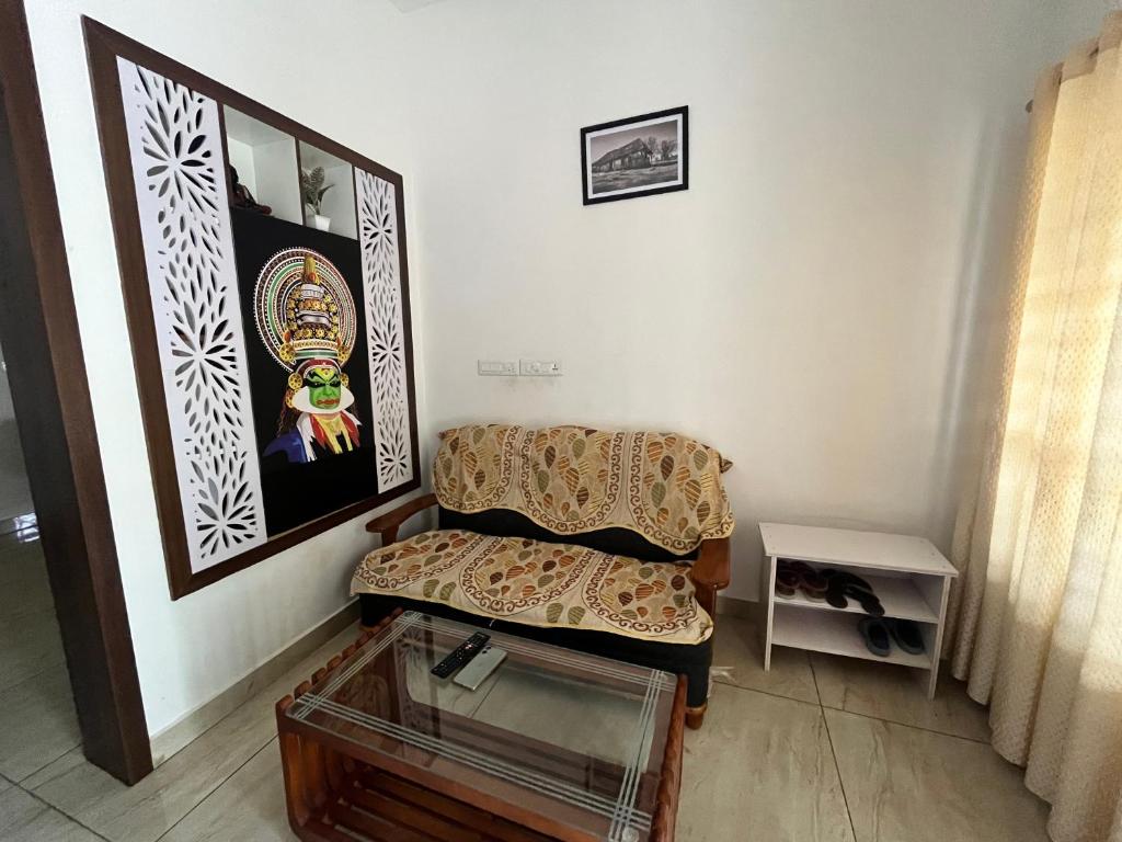 Posezení v ubytování Nilaavu Homes - The Staycation at Wayanad