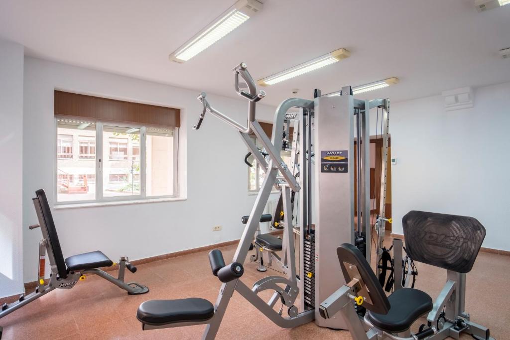Fitness centrum a/nebo fitness zařízení v ubytování Residencia Zeta Home