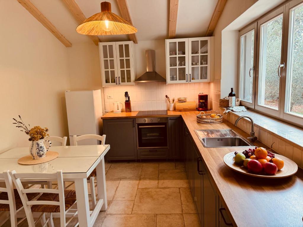 Kuchyňa alebo kuchynka v ubytovaní House Kisic