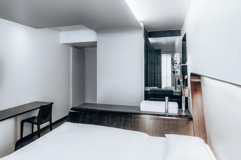 Postel nebo postele na pokoji v ubytování Hotel Q! Berlin