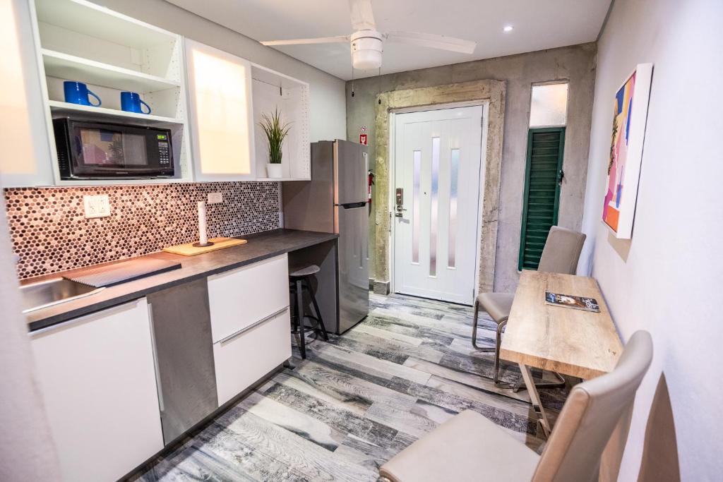 Kuchyň nebo kuchyňský kout v ubytování Tapia Haus 103