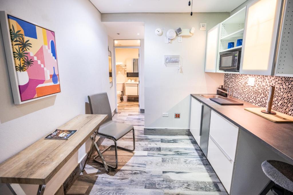 Kuchyň nebo kuchyňský kout v ubytování Tapia Haus 103