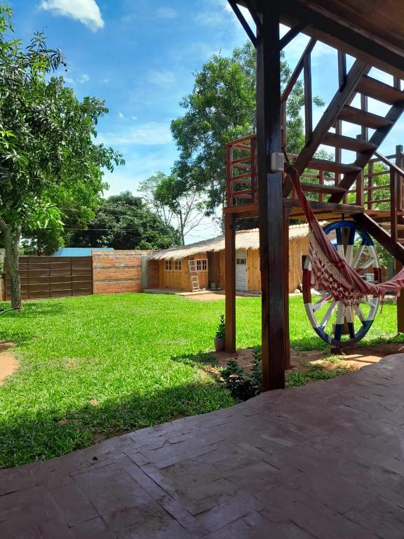 Zahrada ubytování Cabañas Compartidas en Casa Quinta en Itá