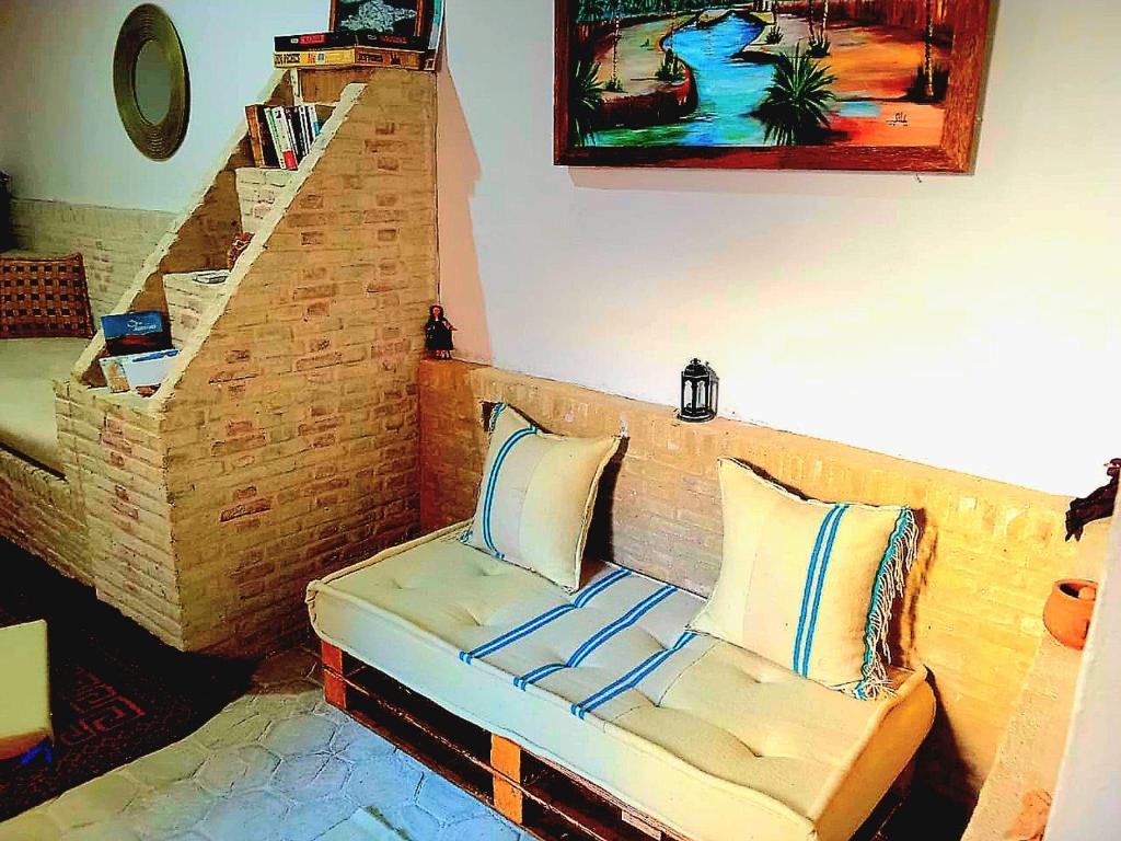 Posezení v ubytování Maison de Vacances "Dar Khalifa"